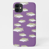 紫色の魚 Case-Mate iPhoneケース (裏面)