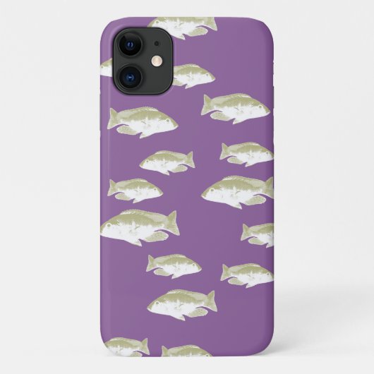 紫色の魚 Case-Mate iPhoneケース (裏面)