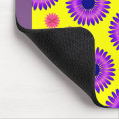 紫色の黄色いマウスパッド マウスパッド (コーナー)