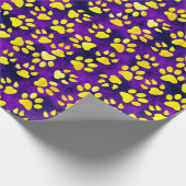 紫色の黄色い前刷り – ラッピング紙 ラッピングペーパー (角)