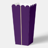 紫色の黄色の映画の夜ポップコーンの箱 – 10パック フェイバーボックス (正面)