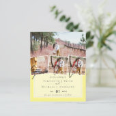 紫色の黄色の灰色の色のトレンド予算結婚の (スタンド正面)