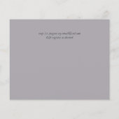 紫色の黄色の灰色の色のトレンド予算結婚の (裏面)