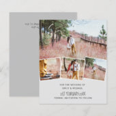 紫色の黄色の灰色の色のトレンド予算結婚の (正面/裏面)