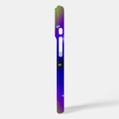 紫色の黄色の虹の上の蝶 Case-Mate iPhoneケース (裏面 / 左)
