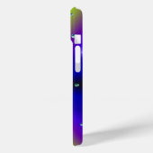 紫色の黄色の虹の上の蝶 Case-Mate iPhoneケース (裏面 / 左)
