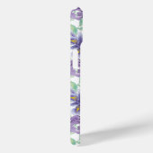 紫色の黄色の虹彩フローラ水色の花 Case-Mate iPhoneケース (裏面 / 右)