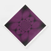 紫色の黒い蝶の花弁 (コーナー)