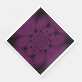 紫色の黒い蝶の花弁