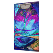 紫色の黙想の生命の樹 クリップボード (左)