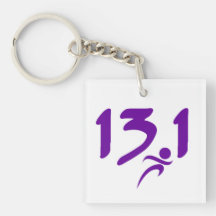 紫色の13.1の半マラソン