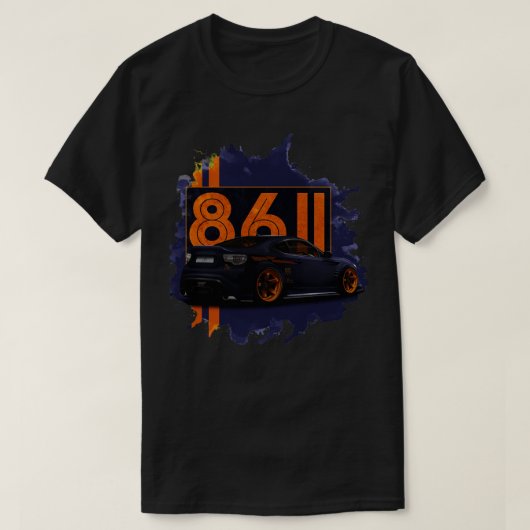 紫色の86色 Tシャツ (デザイン正面)
