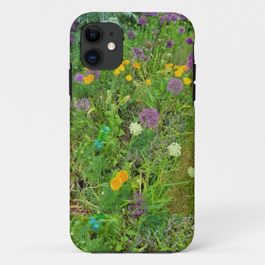 紫色のAllium iPhone / iPadケース Case-Mate iPhoneケース (裏面)