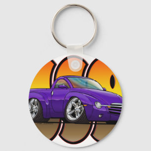 紫色のChevy SSR キーホルダー
