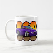 紫色のChevy SSR コーヒーマグカップ (左)