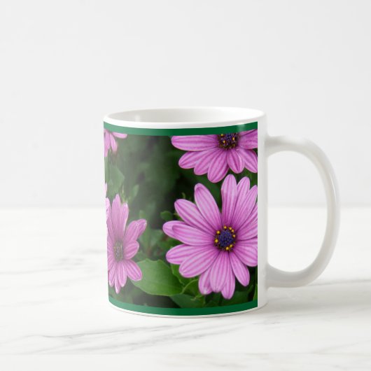 紫色のdalias コーヒーマグカップ (右)
