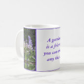 紫色のFoxglovesの反射のマグ コーヒーマグカップ (正面左)