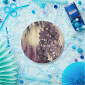 紫色のGeode ペーパープレート (パーティー)