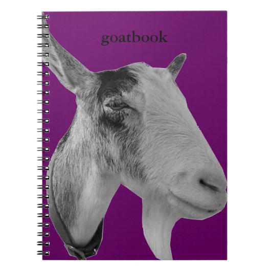 紫色のGoatbook ノートブック (正面)