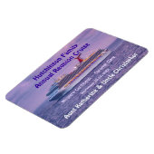 紫色のHztlステートルームドアマーカーで出荷 マグネット (左側)