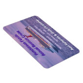 紫色のHztlステートルームドアマーカーで出荷 マグネット (右側)