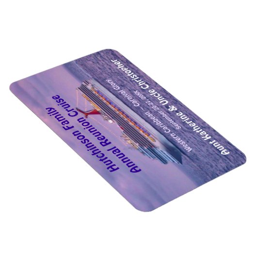 紫色のHztlステートルームドアマーカーで出荷 マグネット (右側)