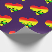 紫色のJah愛 ラッピングペーパー (角)