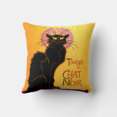 紫色のLe Chat Noir クッション (裏面)