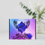 紫色のLeBeau ポストカード (スタンド正面)