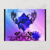 紫色のLeBeau ポストカード (正面)