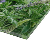 紫色のLupineの花 カッティングボード (角)