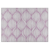 紫色のogeeストライプなパターン背景 カッティングボード (正面)