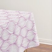 紫色のogeeストライプなパターン背景 テーブルクロス (インサイチュ)