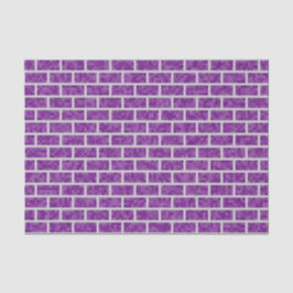 紫色のPixelatedの一見の煉瓦パターン 薄葉紙