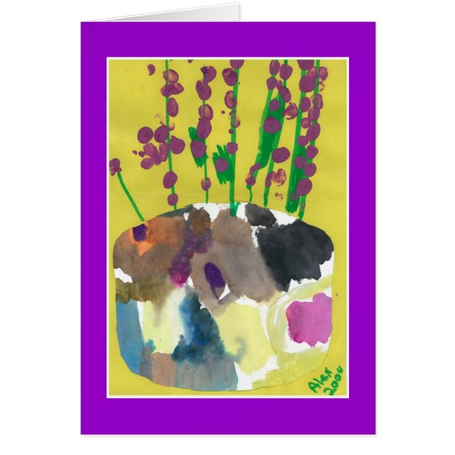 紫色のPosies (正面)