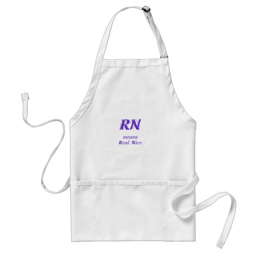 紫色のRN スタンダードエプロン (正面)