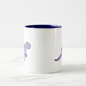 紫色のSpinosaurus ツートーンマグカップ (中央)