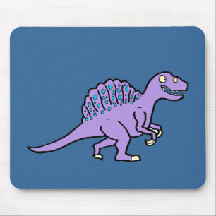 紫色のSpinosaurus マウスパッド