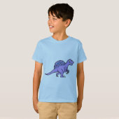 紫色のSpinosaurus Tシャツ (正面フル)