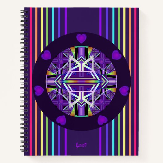 紫色のW3ノートブック ノートブック (正面)