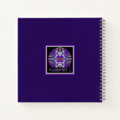 紫色のW3ノートブック ノートブック (裏面)