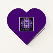 紫色のW3ノートブック ノートブック (裏面)