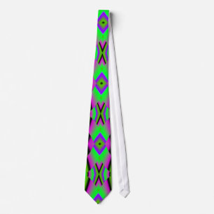 紫色のWampum ネクタイ