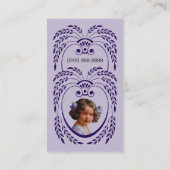 紫色のZollie 名刺 (裏面)