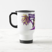 紫色はチアリーダーのマグを個人化します トラベルマグ (左)