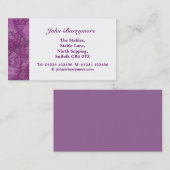 紫色は名刺咲きます 名刺 (正面/裏面)