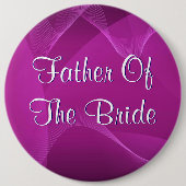 紫色は花嫁の父を振ります 缶バッジ (正面)