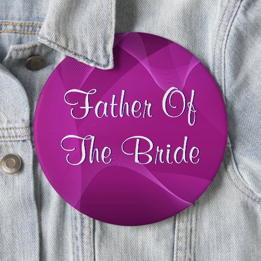 紫色は花嫁の父を振ります 缶バッジ (インサイチュ)