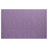 紫色または色の生地の金ゴールド音楽ノート ファブリック (ヤード)