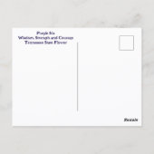 紫色イリス植物園　花　写真撮影 ポストカード (裏面)